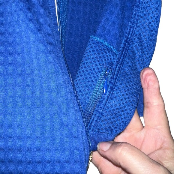 Nike Sphere Thermal Women's Size Medium Running Jacket Blue Quarter Zip - Picture 8 of 10